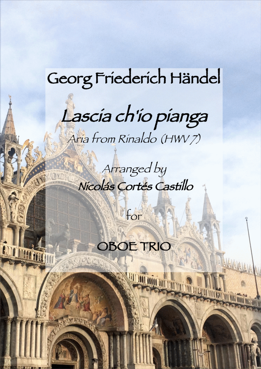 Handel - Lascia ch'io pianga for Oboe Trio image number null