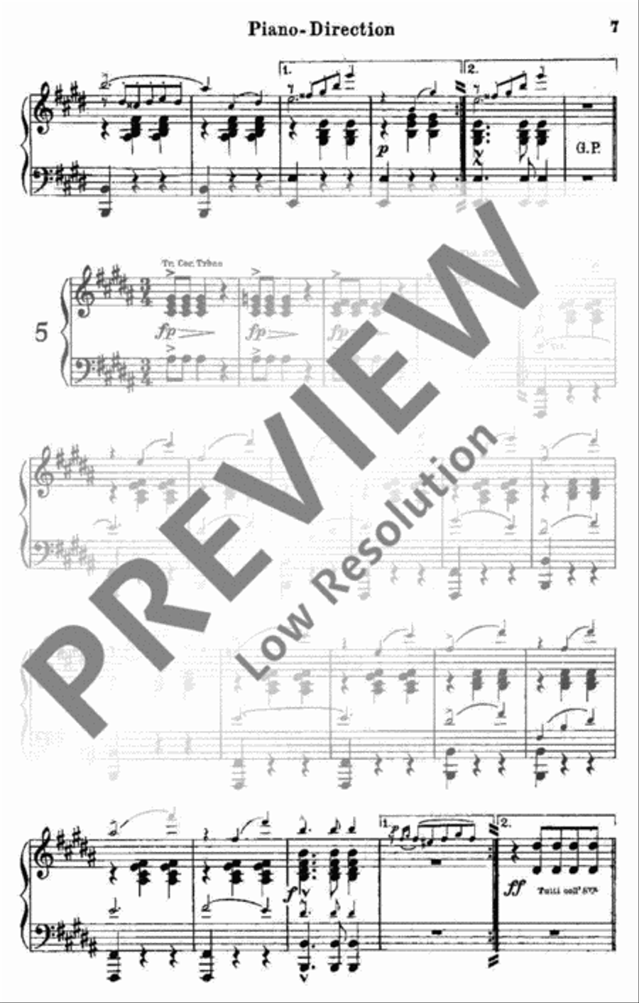 Hofballtänze Orchestra scores gallery preview page 8