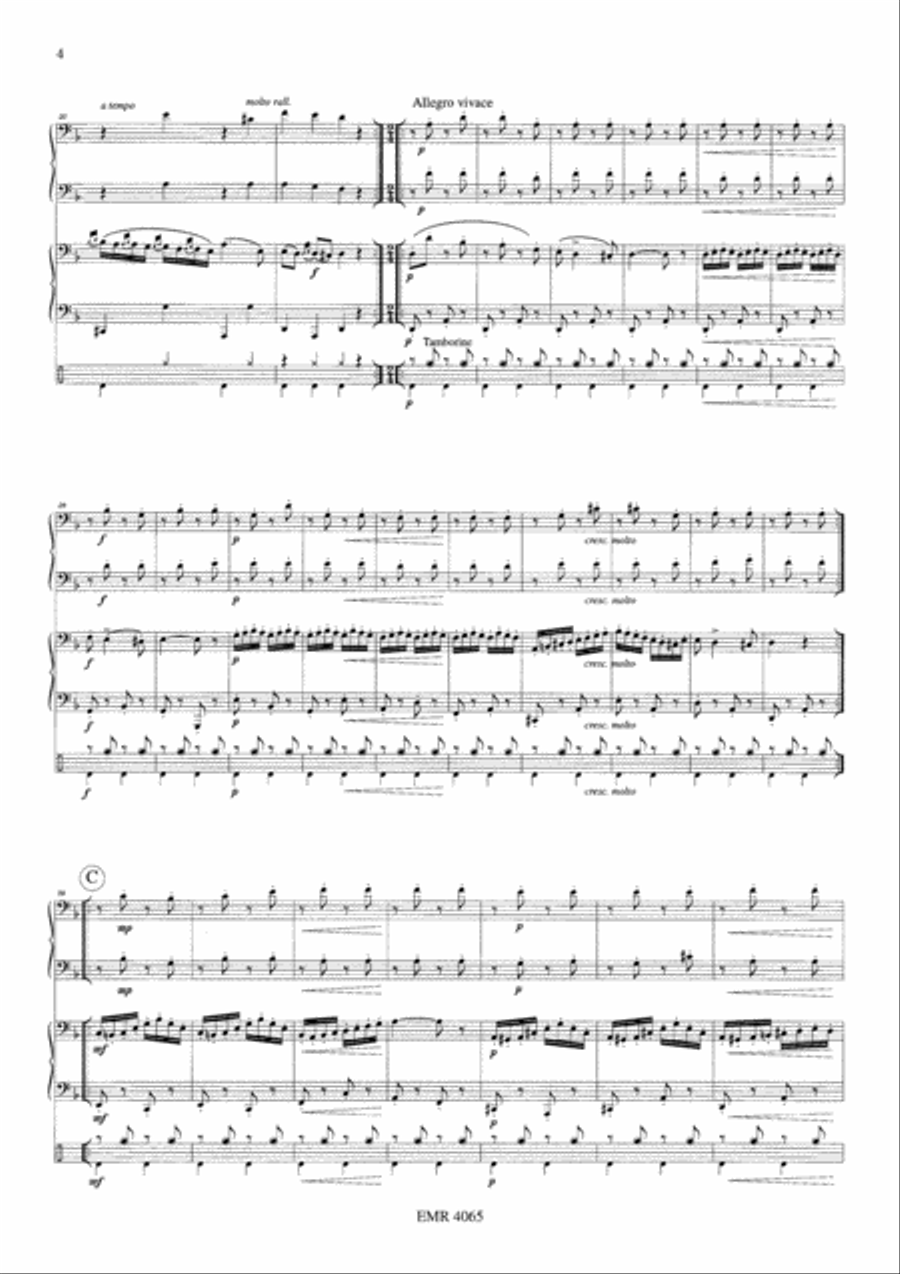 Czardas Tuba Quartet scores gallery preview page 5