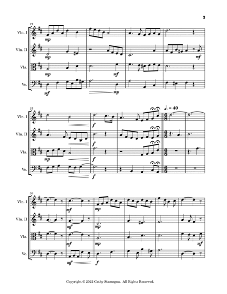 I’ll Take You Home Again, Kathleen (String Quartet: Two Violins, Viola, Violoncello) image number null