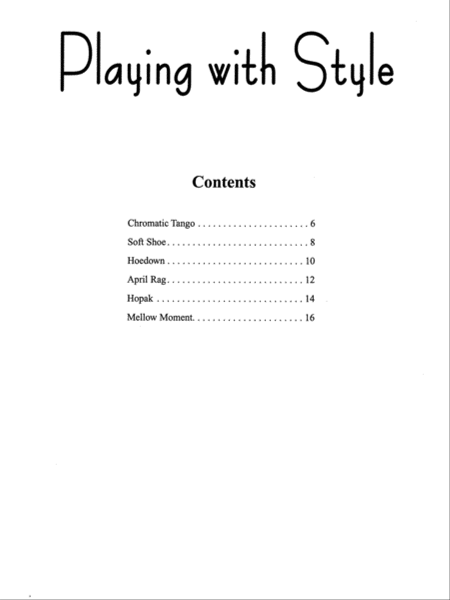 Playing with Style - Viola String Quartet scores gallery preview page 2