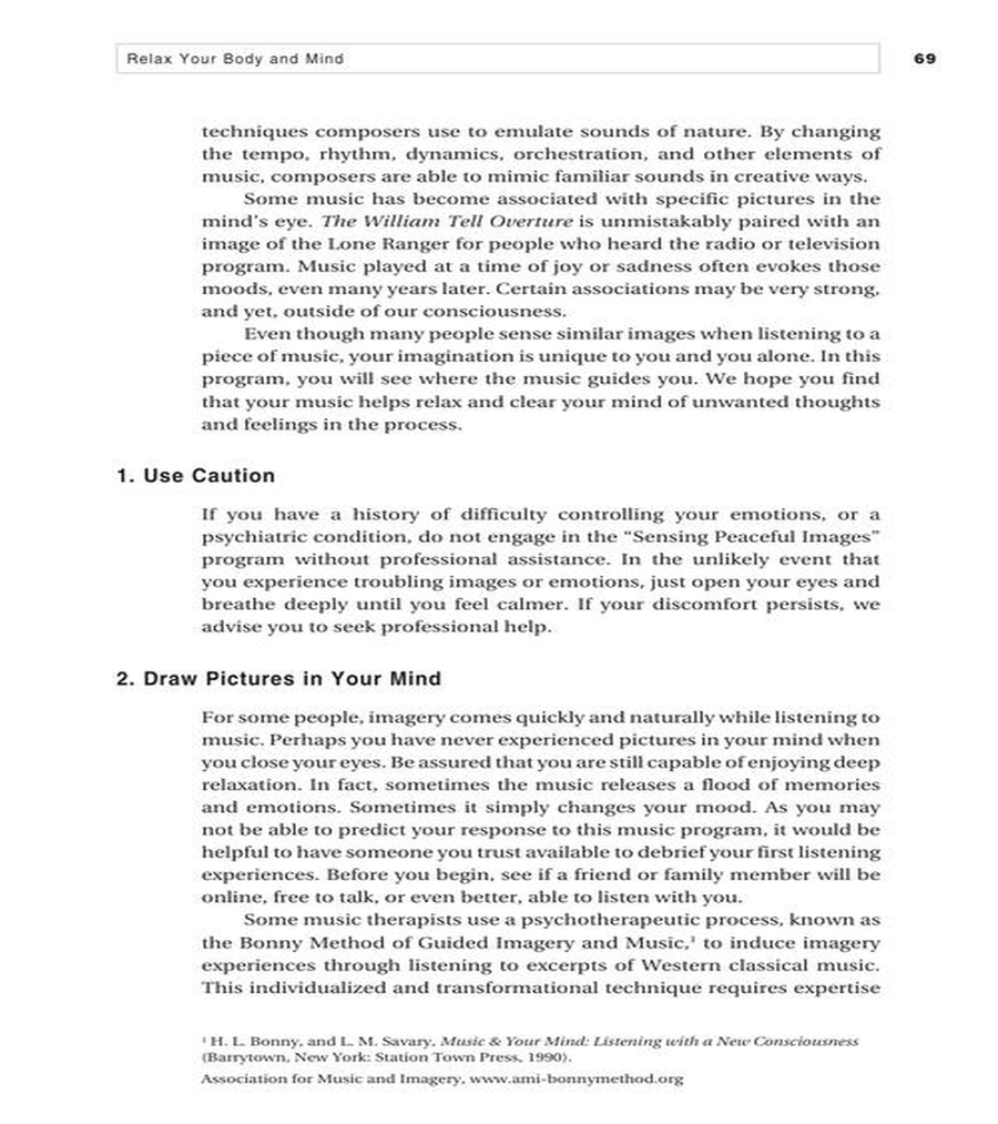 Manage Your Stress and Pain Through Music Collection / Songbook scores gallery preview page 13