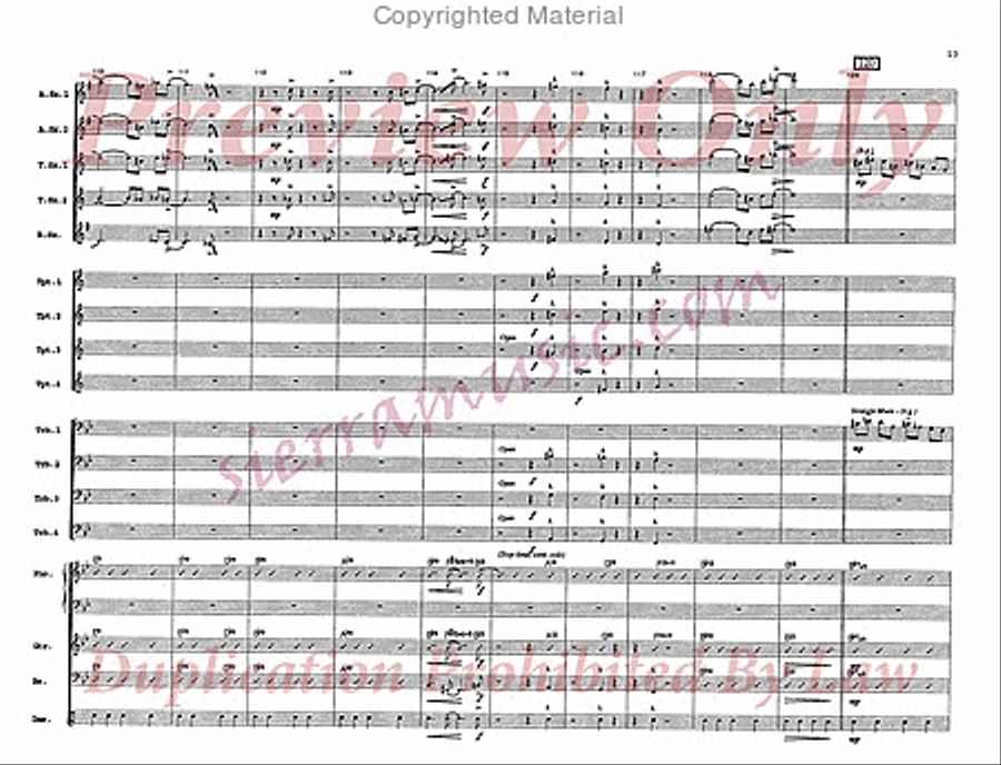 Oolitic Stomp Oolitic Stomp Jazz Ensemble scores gallery preview page 14