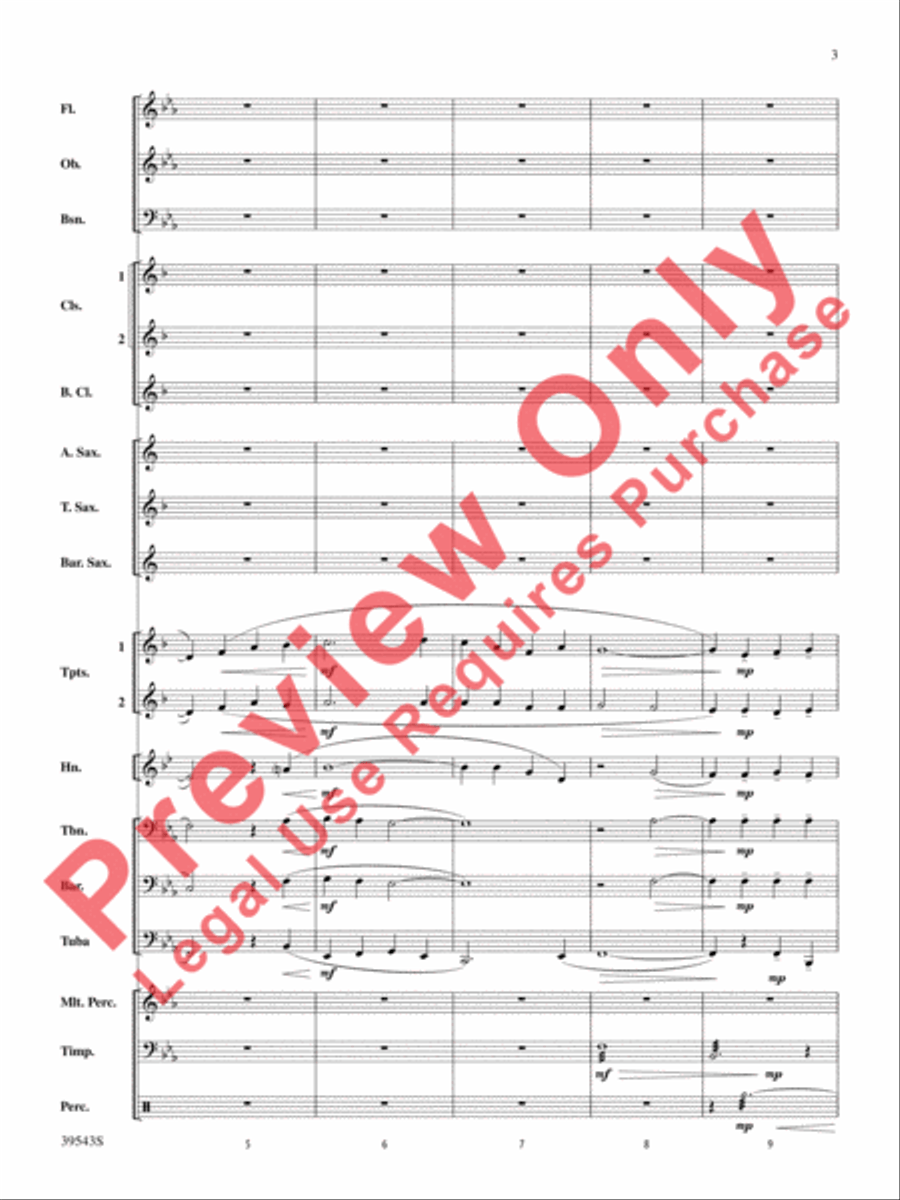 Londonderry Air Londonderry Air Concert Band scores gallery preview page 4