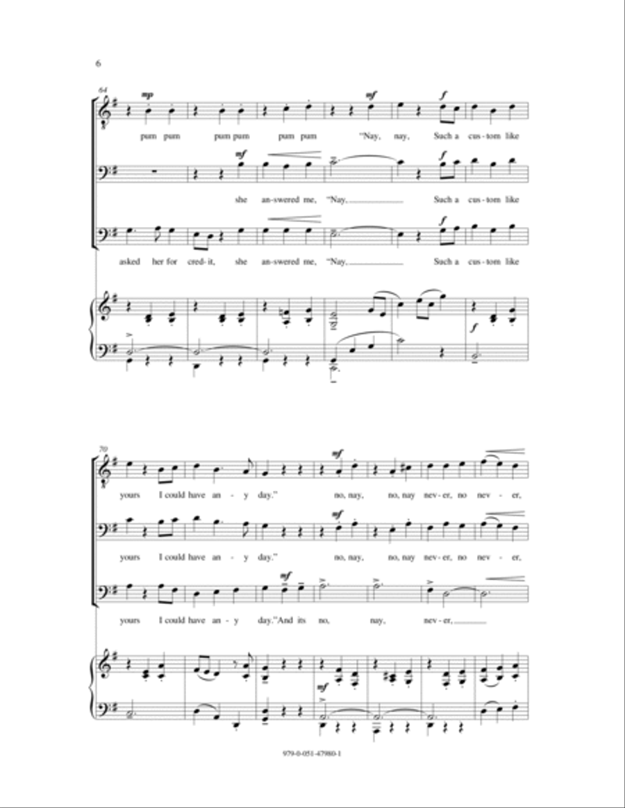 The Wild Rover The Wild Rover 3-Part scores gallery preview page 6