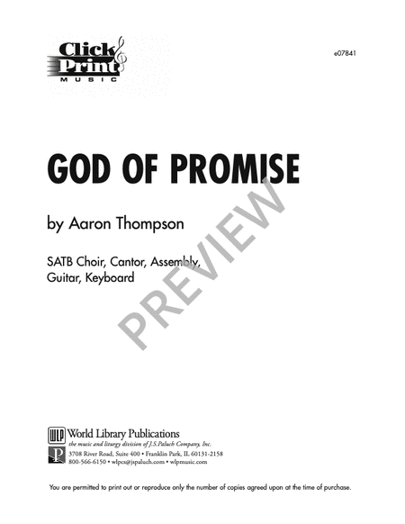 God of Promise image number null