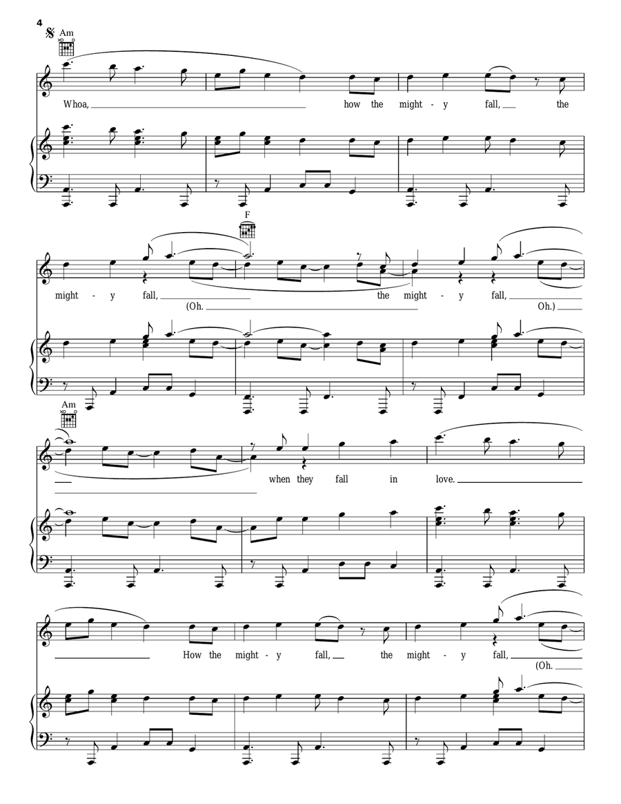 The Mighty Fall Acoustic Guitar scores gallery preview page 4