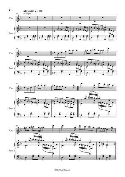 Chassidic Melodies for Violin and Piano image number null