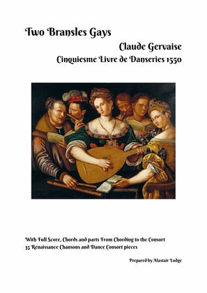 Two Bransles Gays - Claude Gervaise - Cinquiesme Livre de Danseries 1550