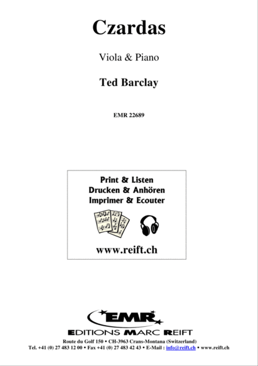 Czardas Piano Accompaniment scores gallery preview page 2
