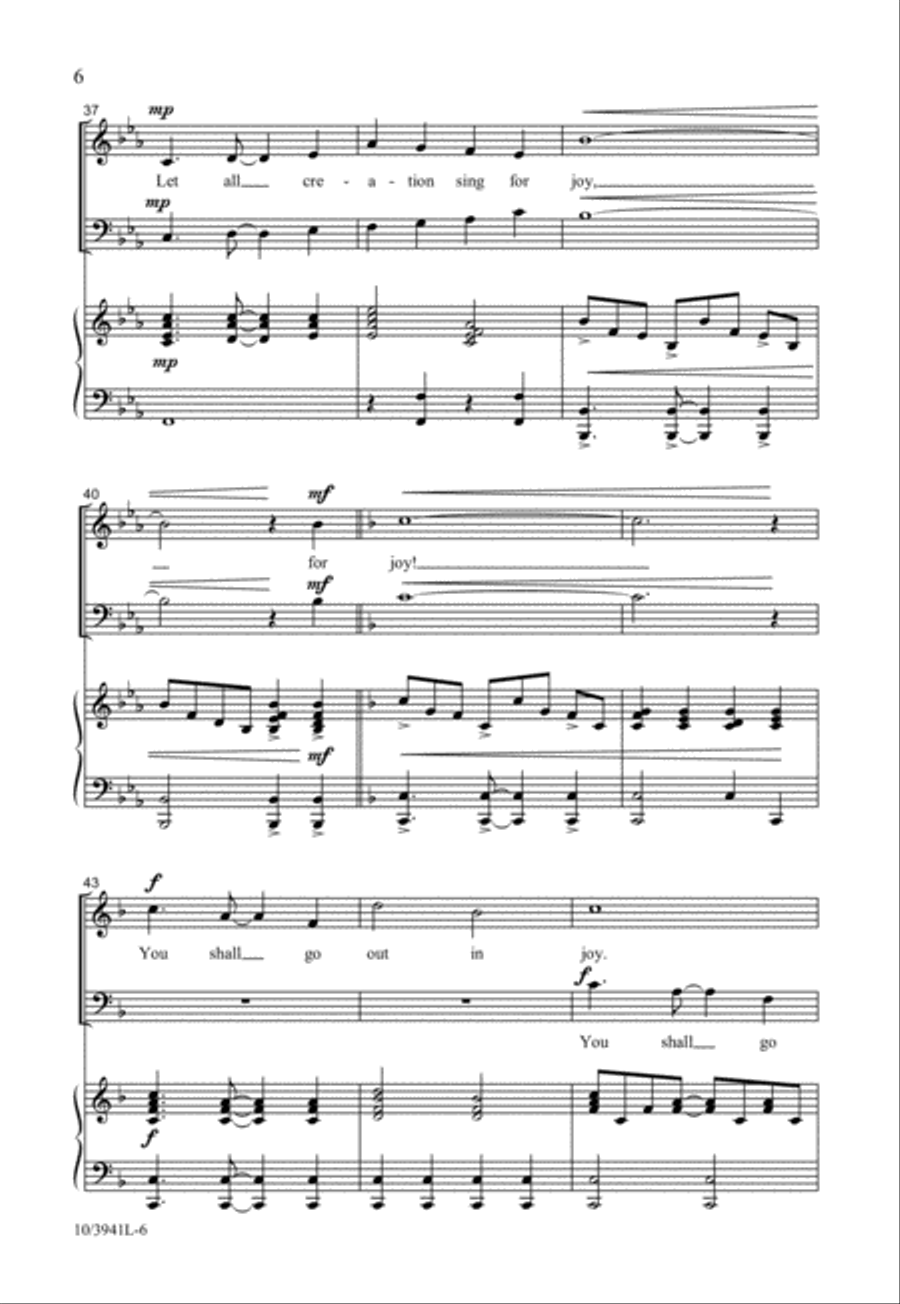 Go Out in Joy 2-Part scores gallery preview page 7