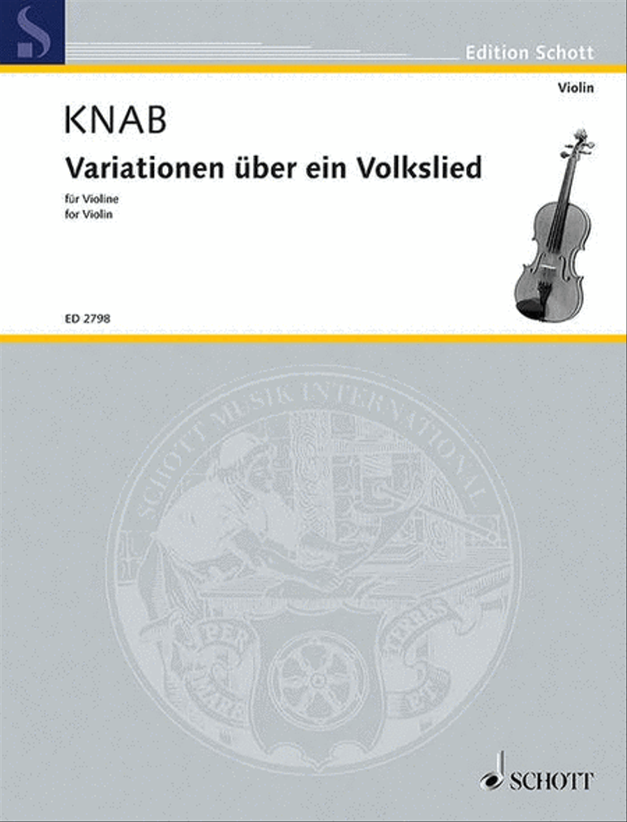 Knab A Variationen Volkslied (fk)