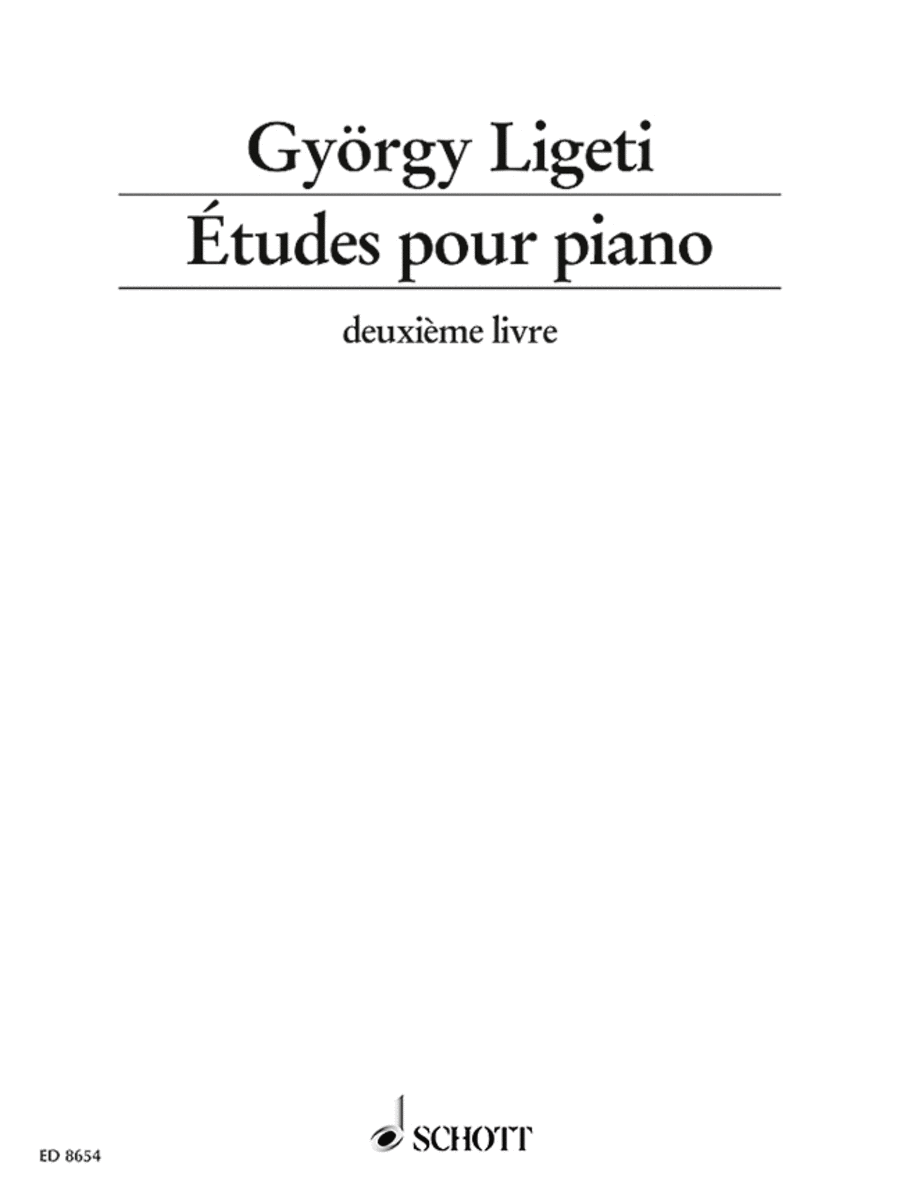 Études pour piano Études pour piano Piano Solo scores gallery preview page 1