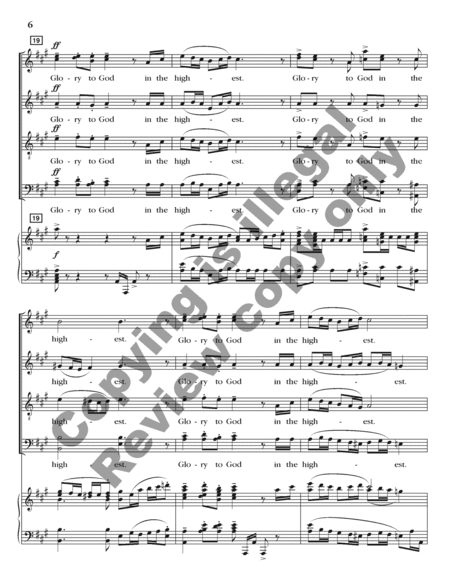Glory to God (Choral Score) image number null