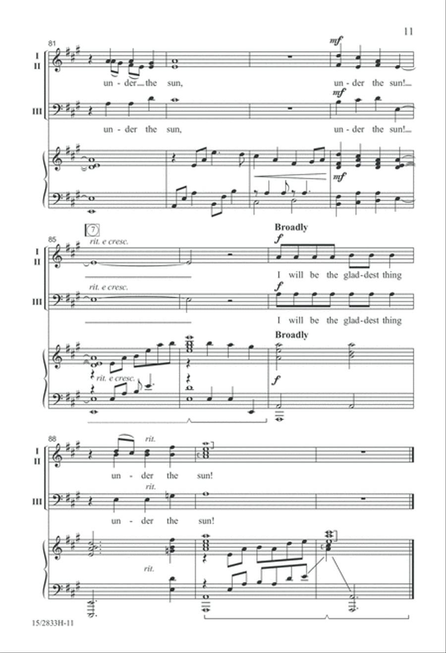 Afternoon on a Hill Afternoon on a Hill 3-Part scores gallery preview page 12