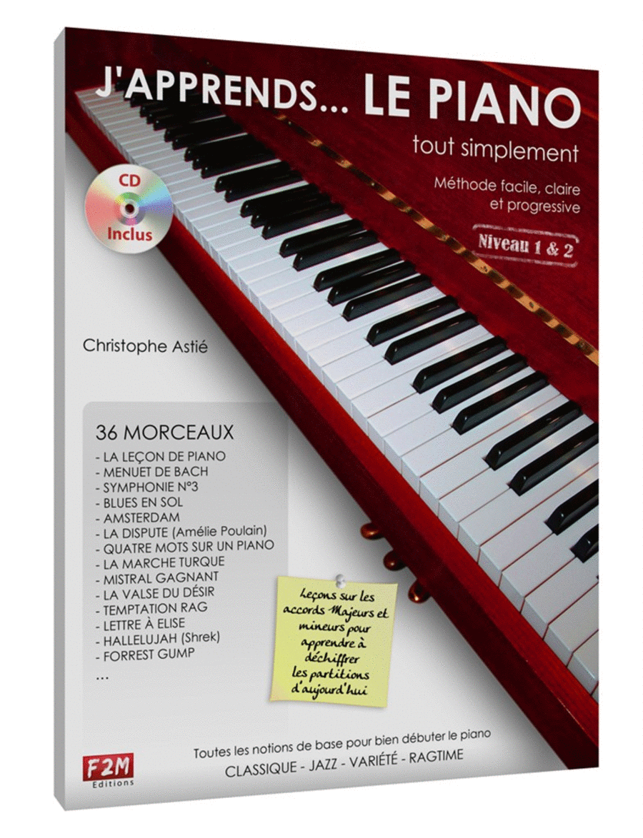 J'apprends le Piano... tout simplement Vol 1 Piano Method scores gallery preview page 1