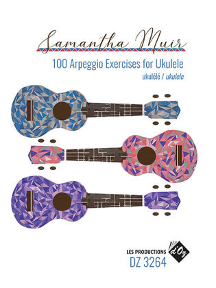 Book cover for 100 Arpeggio Exercises for Ukulele