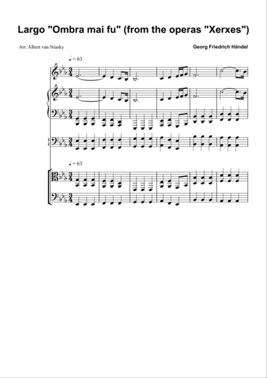 Georg Friedrich Händel: Largo 