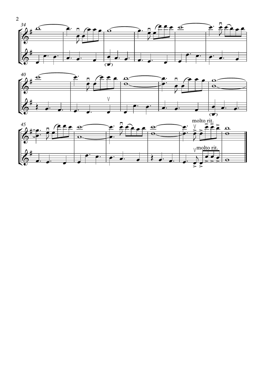 The Winner Takes It All String Duet scores gallery preview page 2
