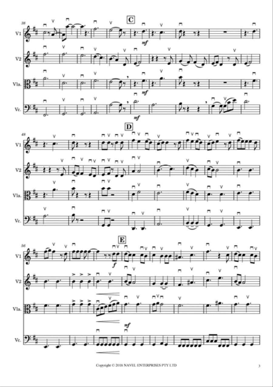 Drowned Drowned String Quartet scores gallery preview page 3