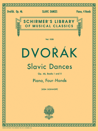 Book cover for Slavonic Dances, Op. 46 – Books 1 & 2