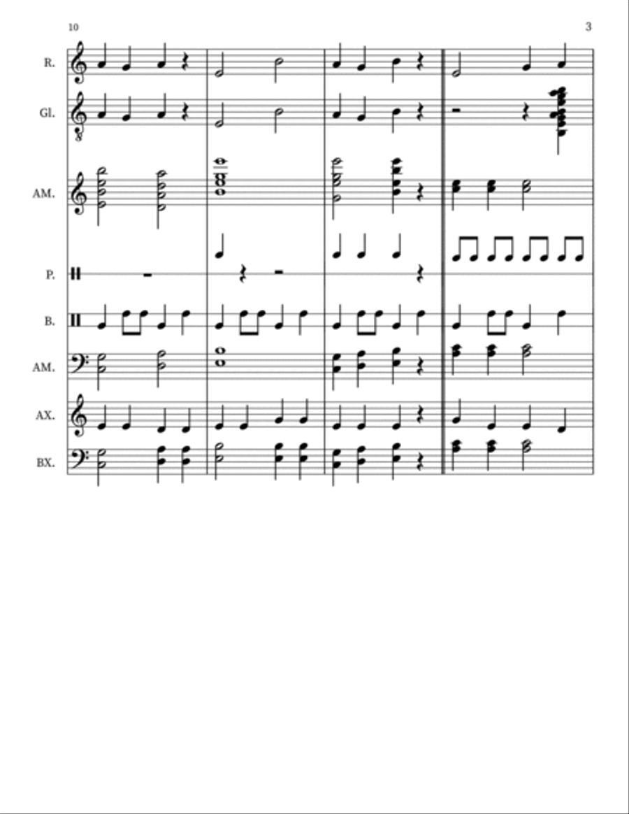 Face the Music Small Ensemble scores gallery preview page 3