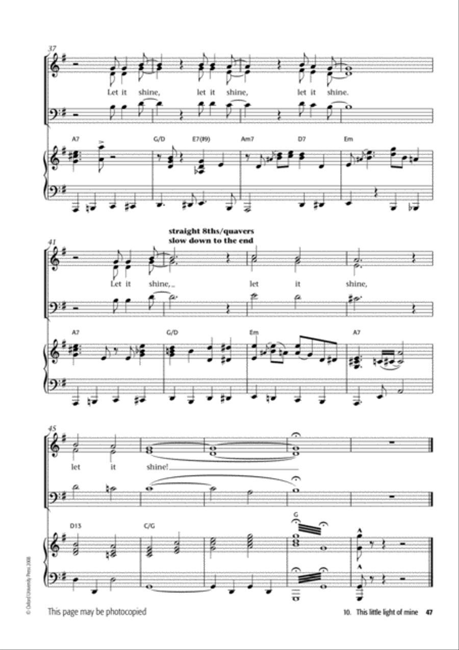 Popular Voiceworks 1 4-Part scores gallery preview page 9