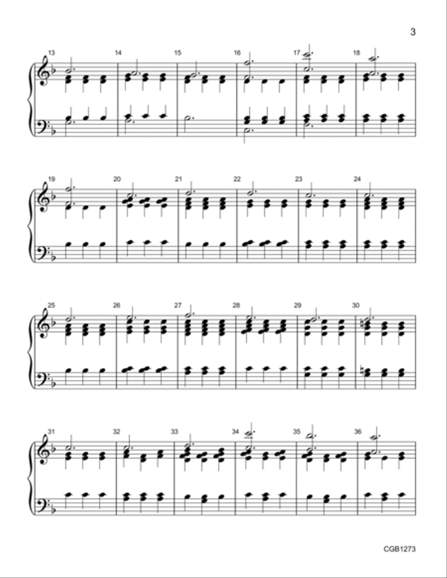O Morning Star, How Fair and Bright (2-3 Octaves) 3-Octaves scores gallery preview page 3
