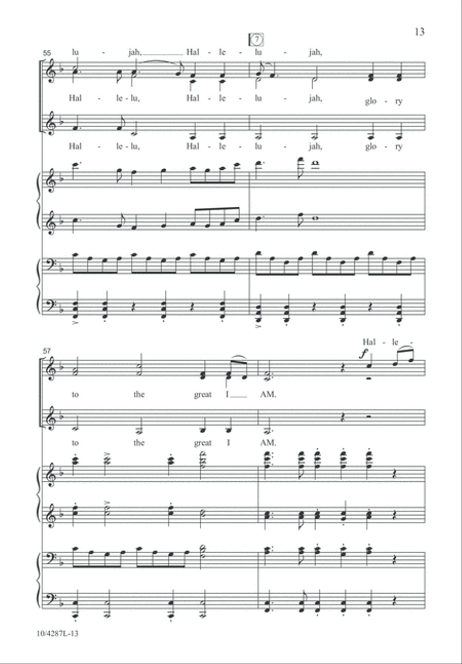 Hark, I Hear the Harps Eternal SSA scores gallery preview page 14