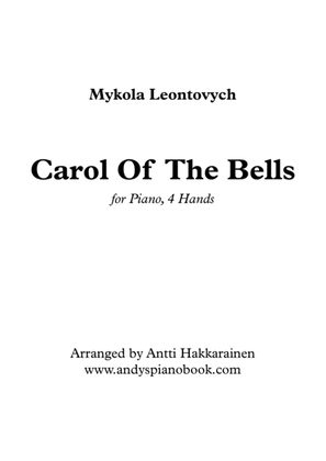 Book cover for Carol Of The Bells - Piano, 4 Hands