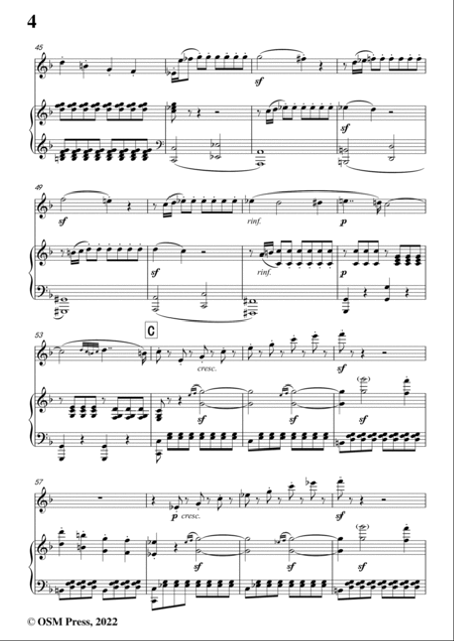 Beethoven-Violin Sonata No.5 in F Major,Op.24,for Violin and Piano Violin Solo scores gallery preview page 6