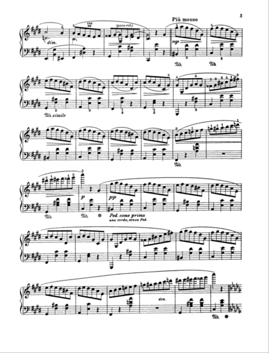 Waltz C-sharp minor, Op. 64/2 Piano Solo scores gallery preview page 2