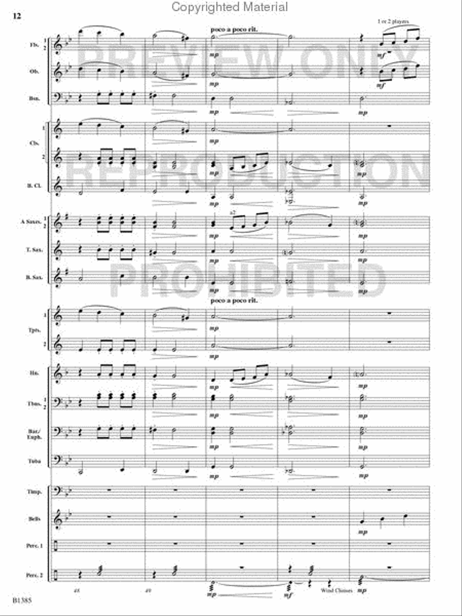 Krakatoa Concert Band scores gallery preview page 11