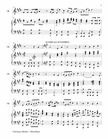 TWO CHRISTMAS SUITES (Oboe and Piano with Score & Parts) image number null