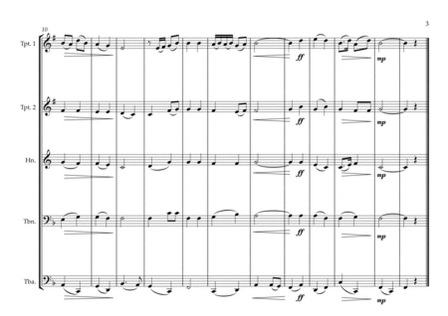 Cambodian National Anthem (Nokoreach) for Brass Quintet image number null
