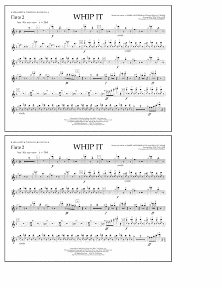 Whip It - Flute 2