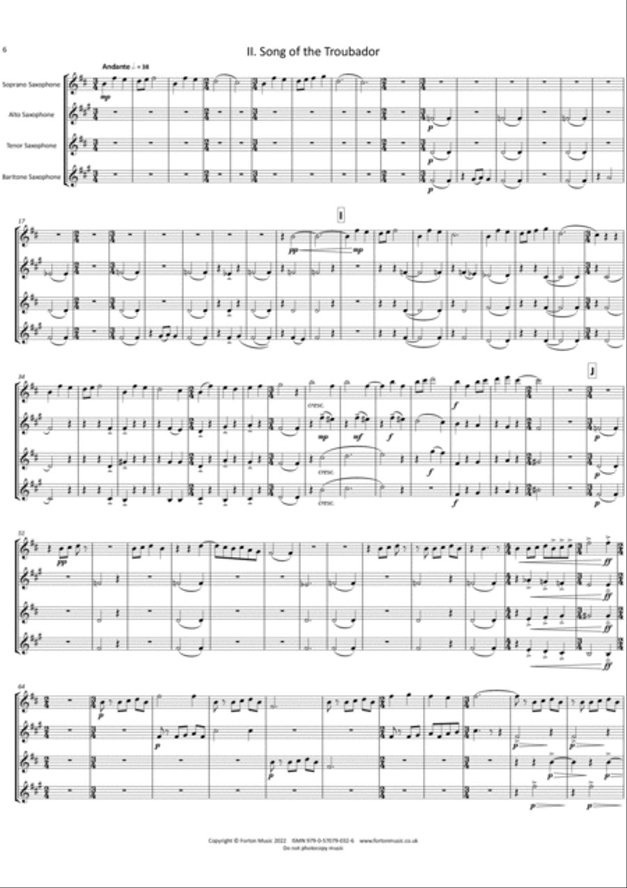 Medieval Suite Set of Parts scores gallery preview page 6