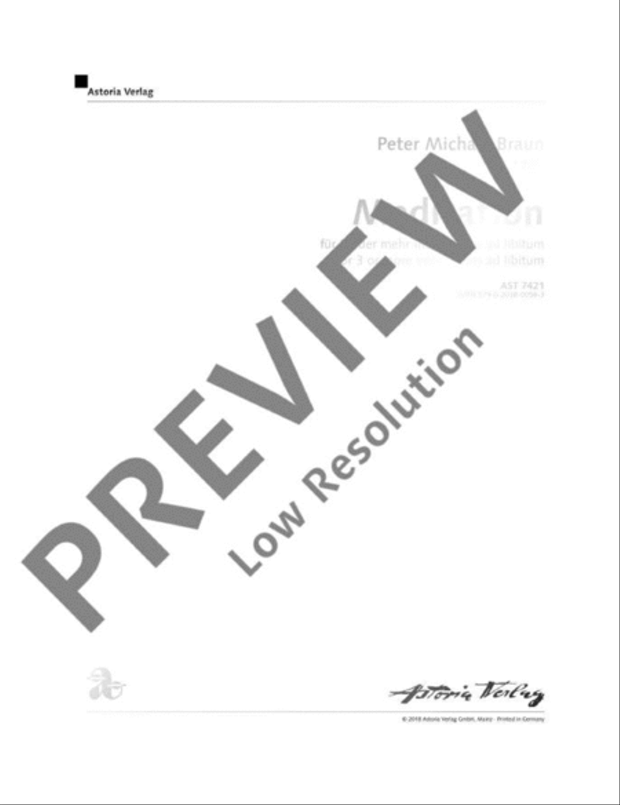 Meditation Voice scores gallery preview page 2