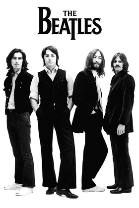 Book cover for The Beatles – White Album Group Shot – Wall Poster
