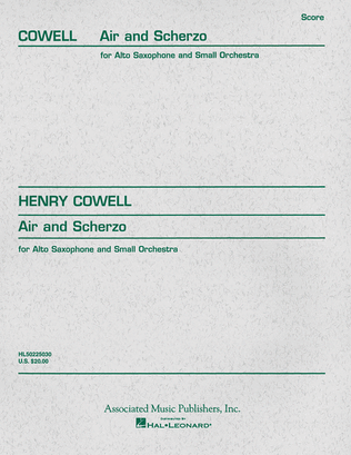 Book cover for Air and Scherzo