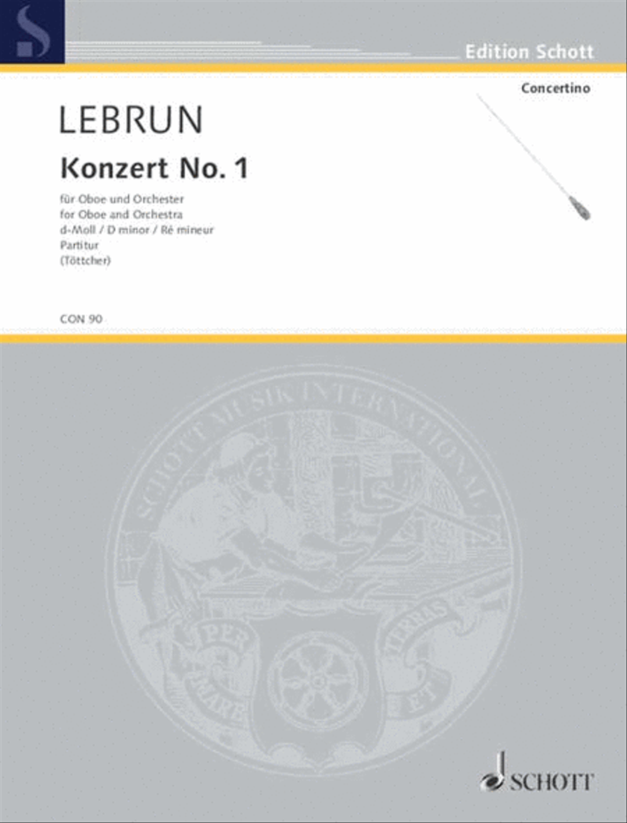 Concerto No. 1 D minor Concerto No. 1 D minor Orchestra scores gallery preview page 1