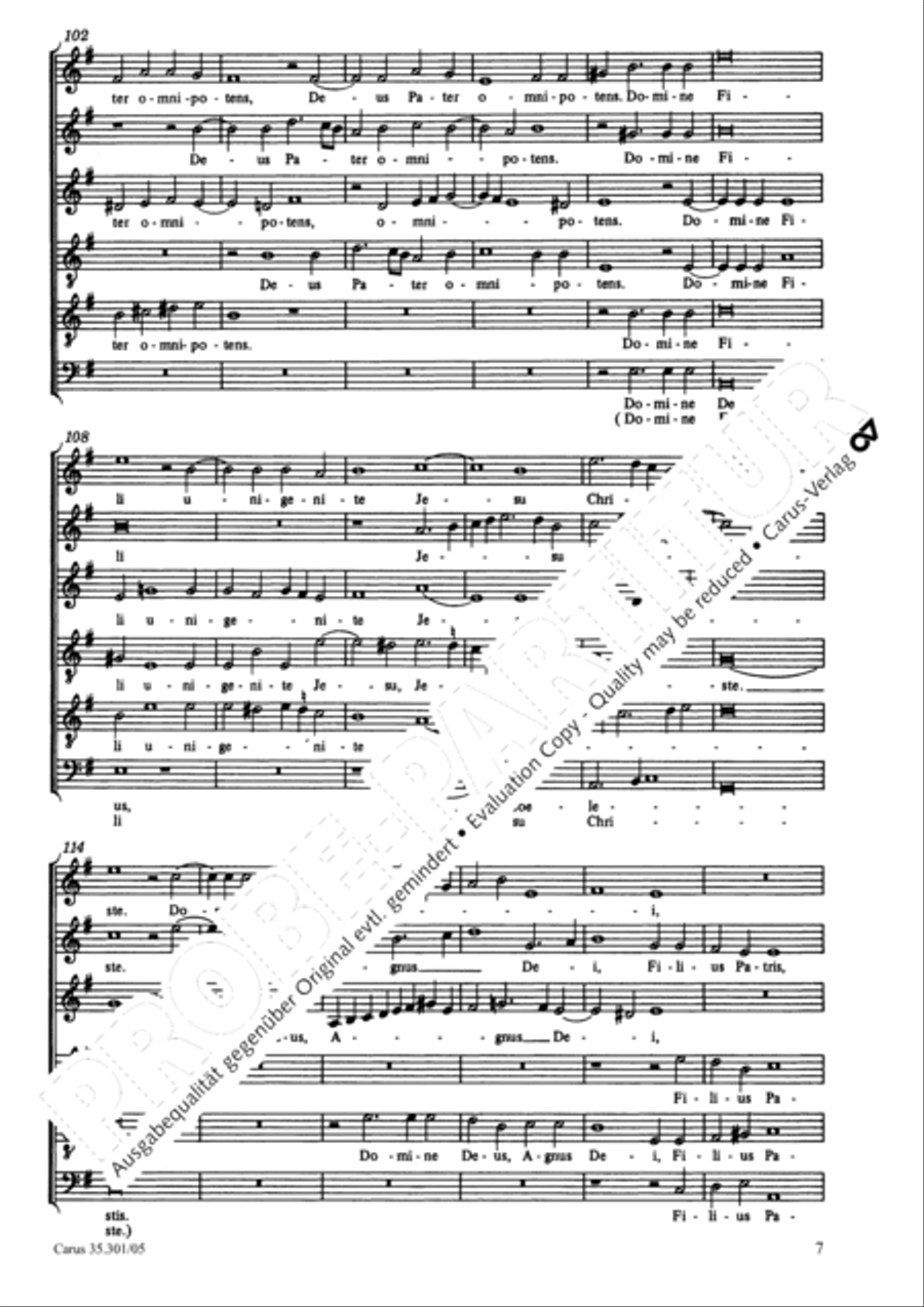 Missa brevis Missa brevis Choir scores gallery preview page 8