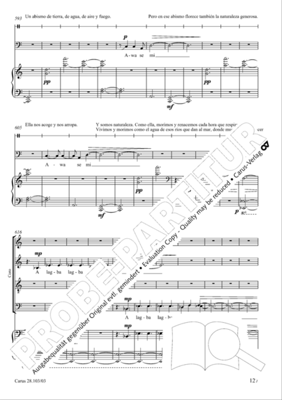 Water Water 4-Part scores gallery preview page 142
