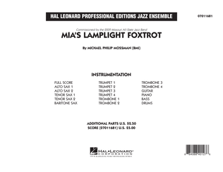 Mia's Lamplight Foxtrot - Conductor Score (Full Score)