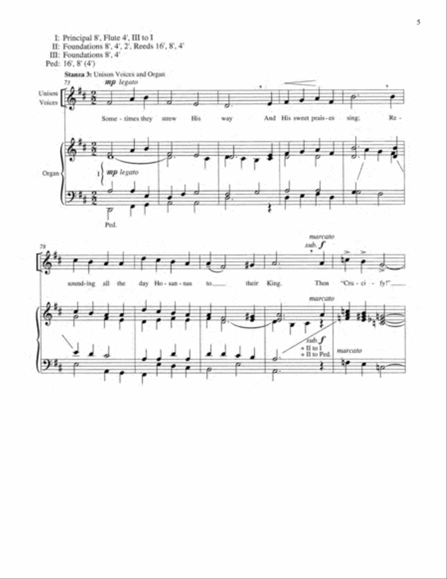 My Song Is Love Unknown (Love Unknown) Choir scores gallery preview page 5