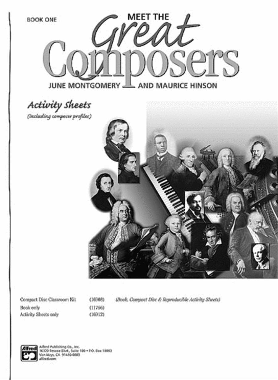 Meet the Great Composers, Book 1 Piano Solo scores gallery preview page 1