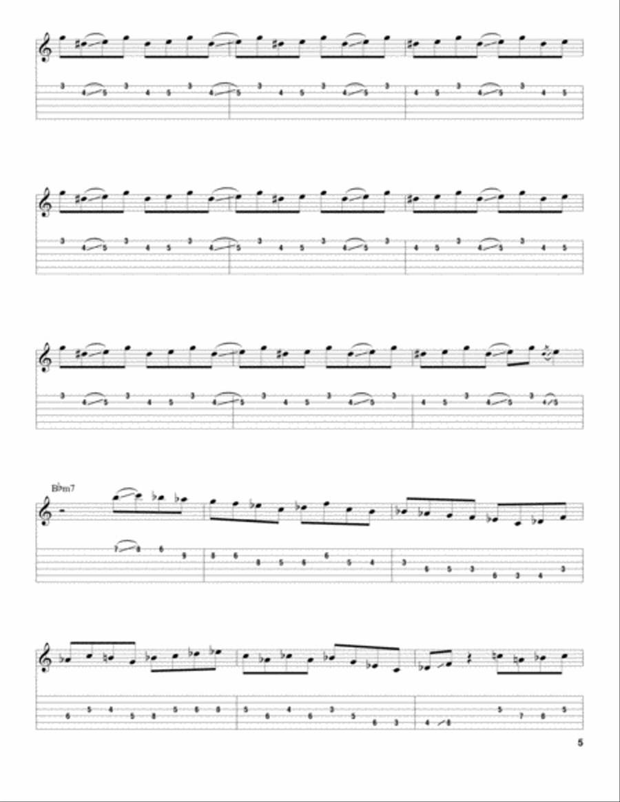 Impressions Electric Guitar scores gallery preview page 5