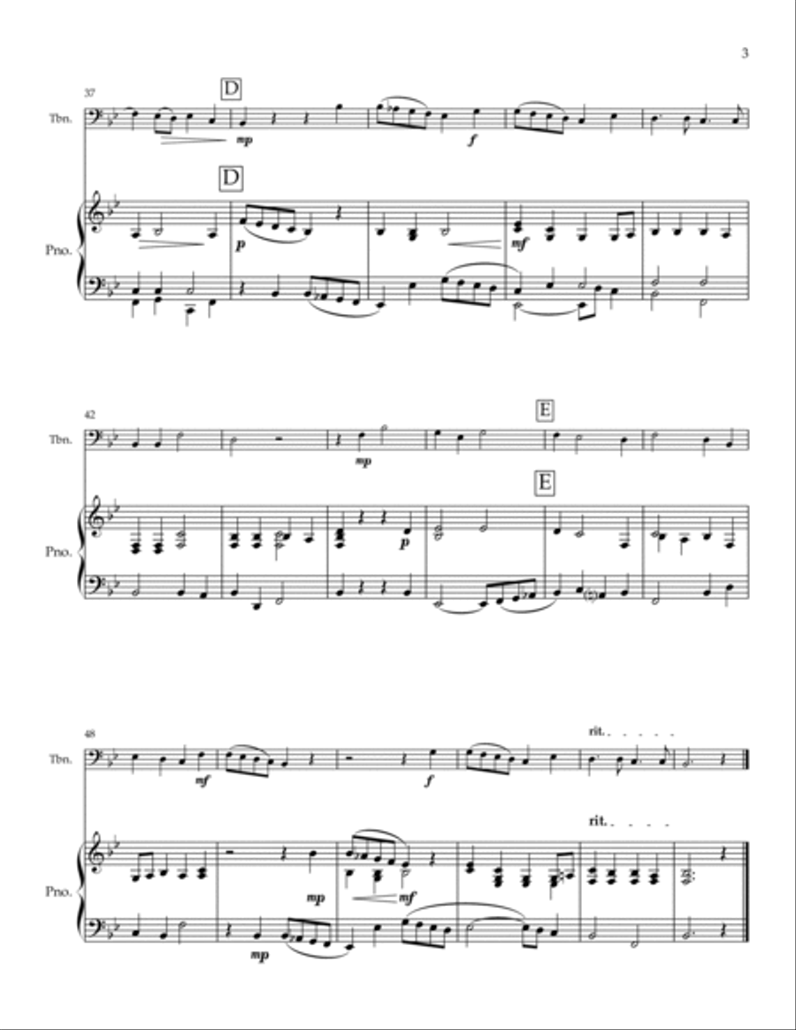 It Was a Lover and His Lass Piano scores gallery preview page 3