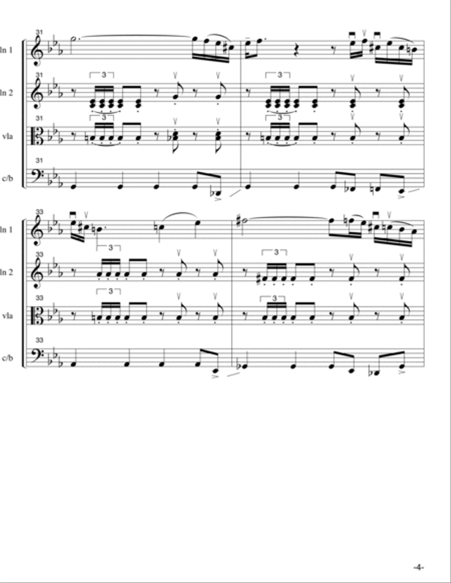 Yet Another Tango Yet Another Tango String Quartet scores gallery preview page 4
