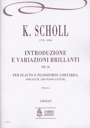 Book cover for Introduzione e Variazioni Brillanti Op. 20 for Flute and Piano (Guitar)